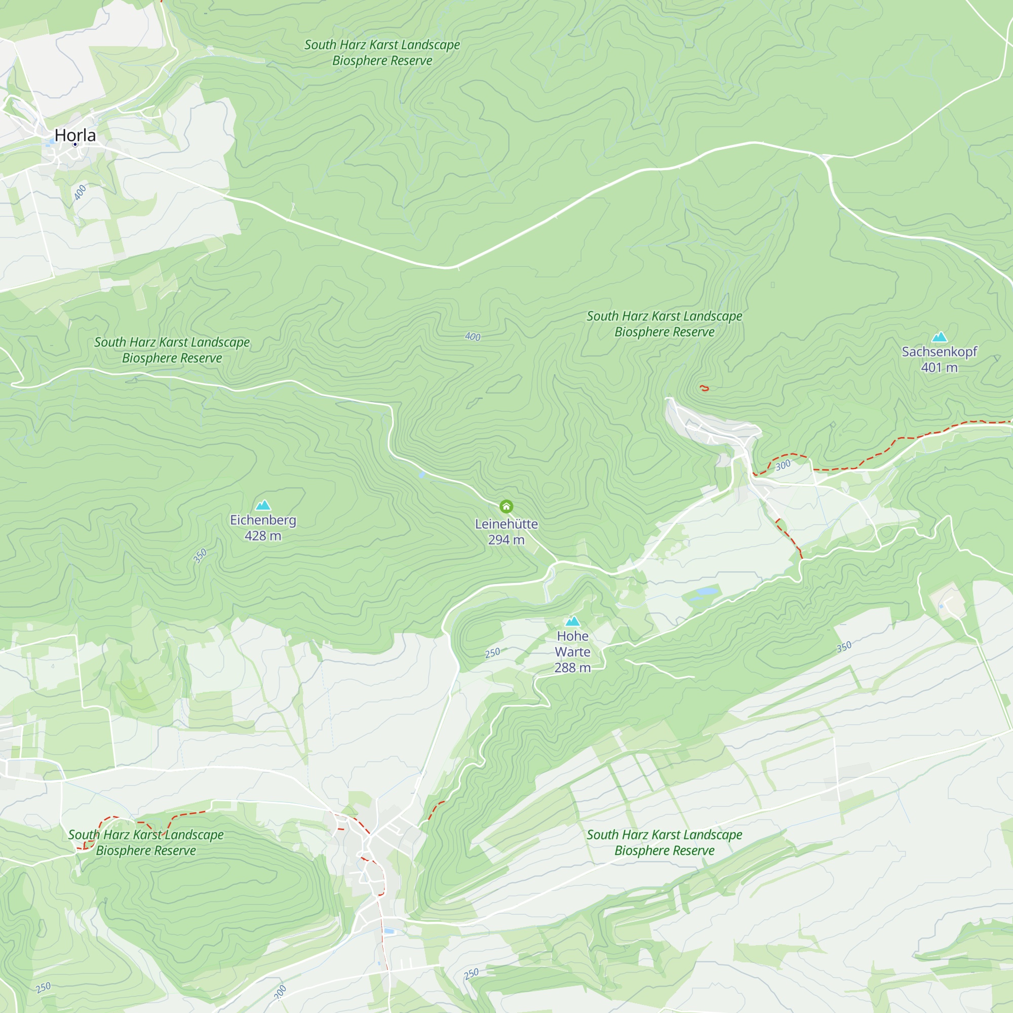 Leinehütte map