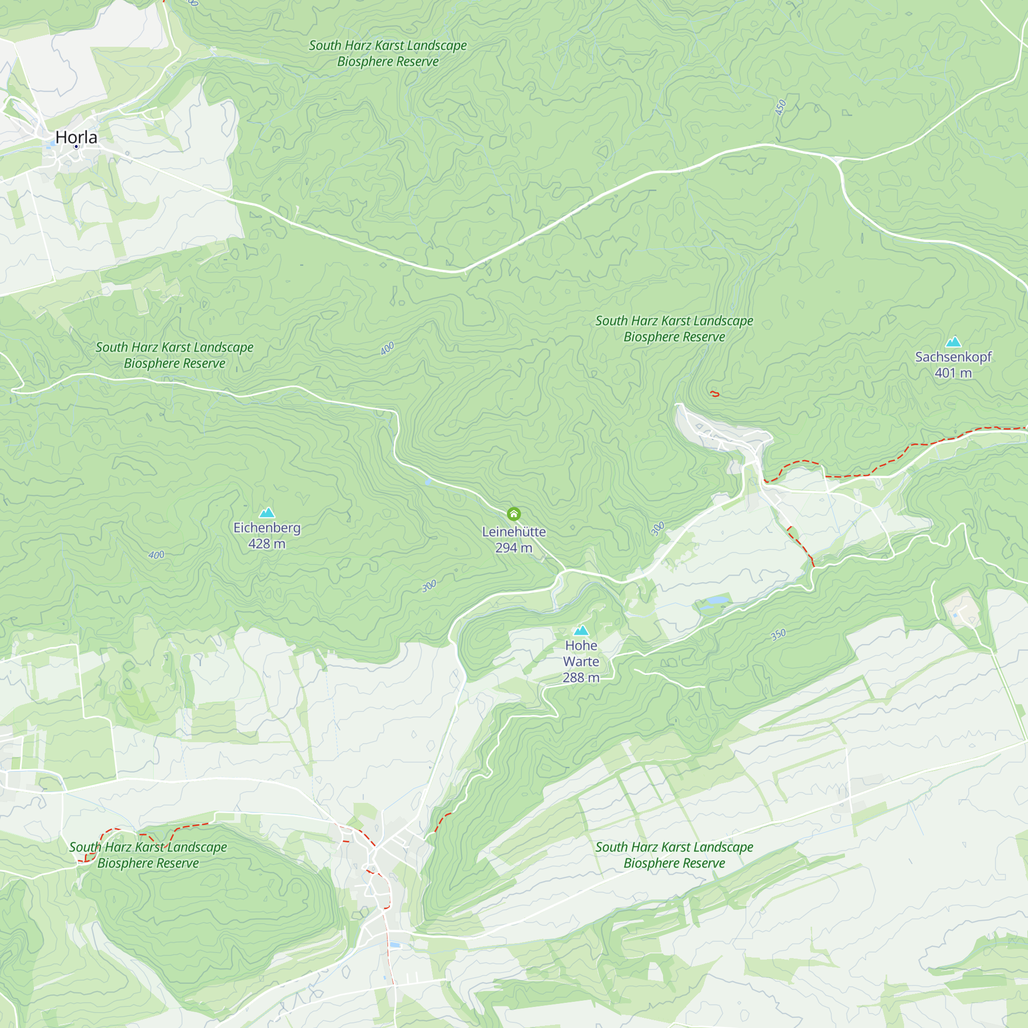 Leinehütte map