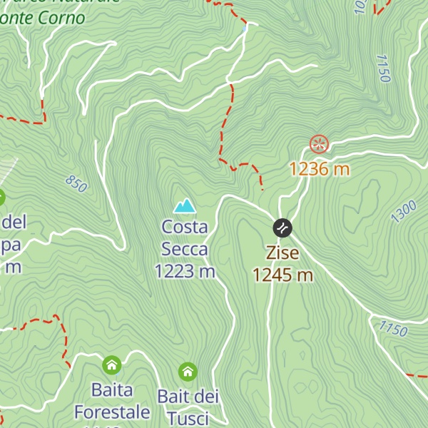 Map of Bait del Moro