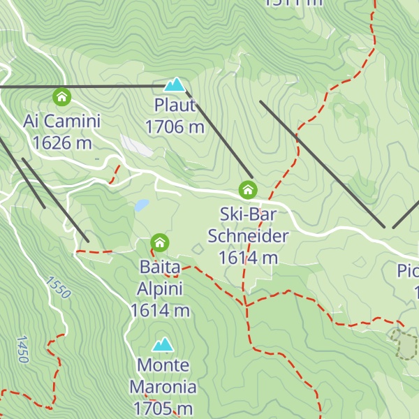 Map of Malga Coe