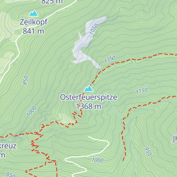 Map of Osterfeuerspitze