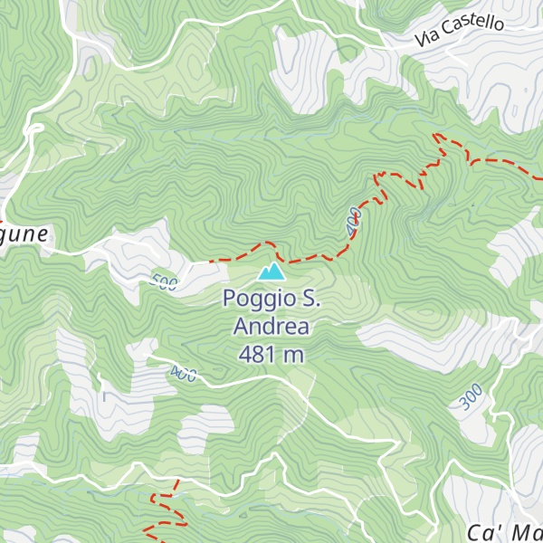 Map of Poggio S. Andrea