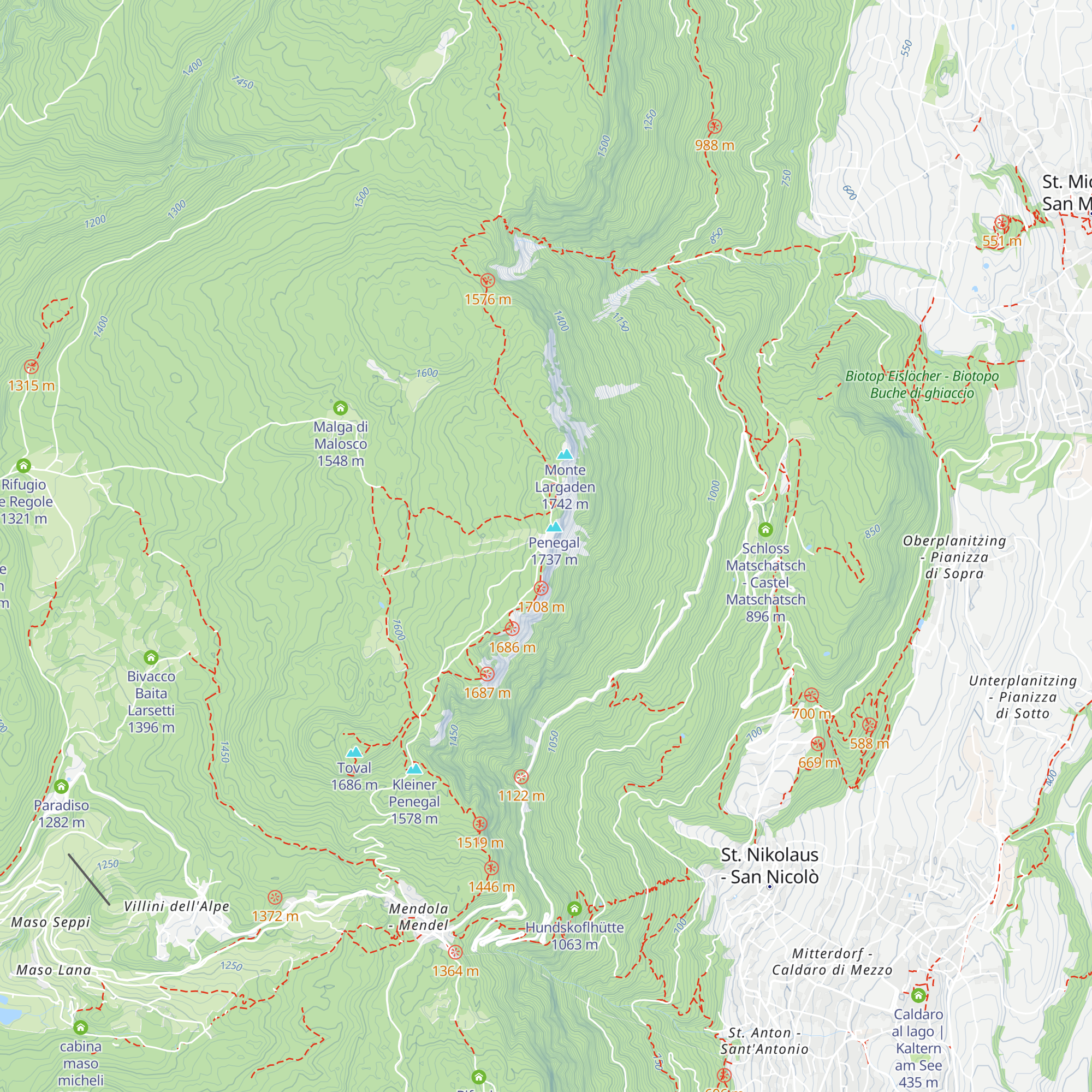 PanoramaHotel Penegal map