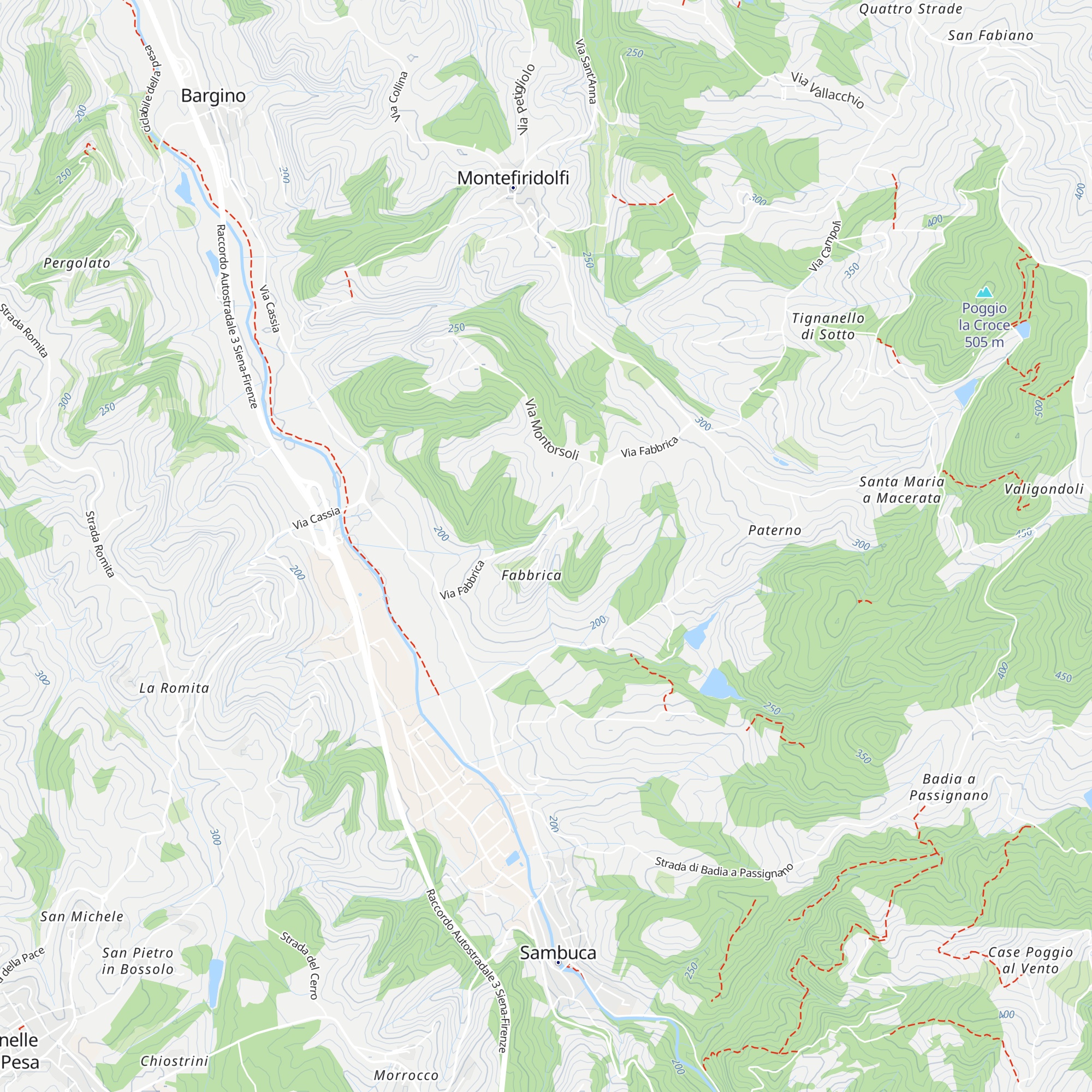 Capanna del gallo map