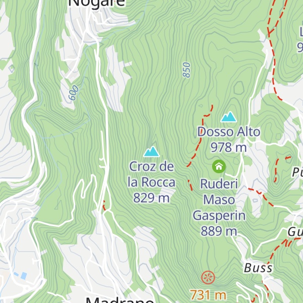 Map of Croz de la Rocca