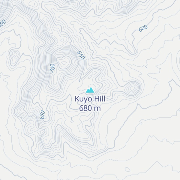 Map of Kuyo Hill