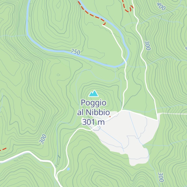 Map of Poggio al Nibbio