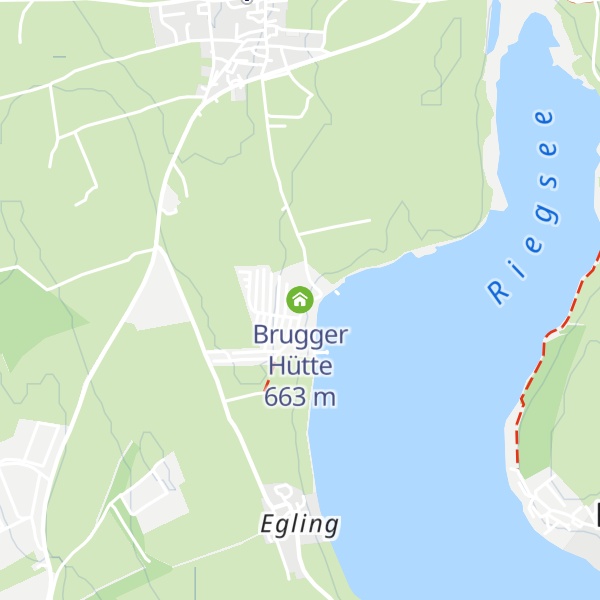 Map of Brugger Hütte