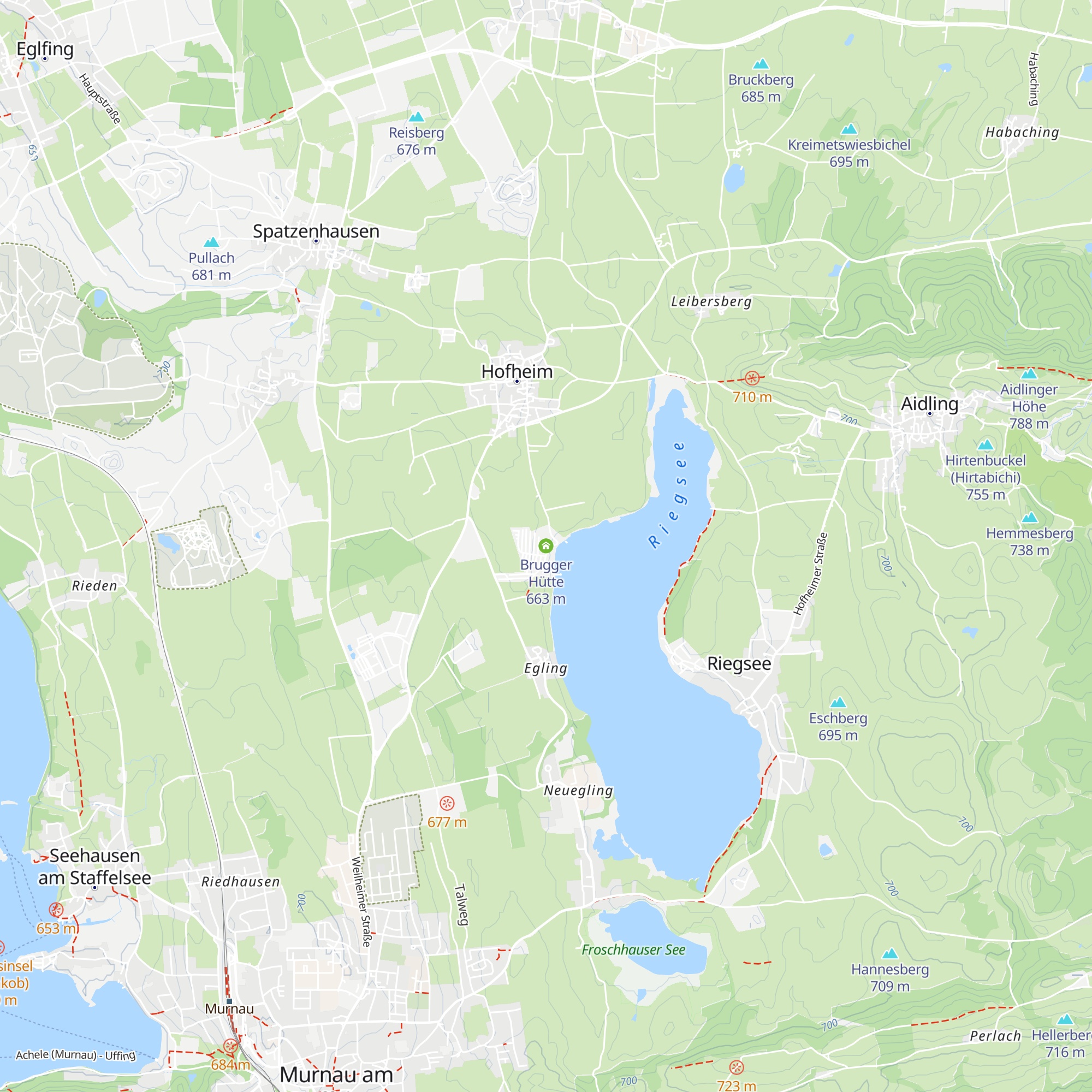Brugger Hütte map