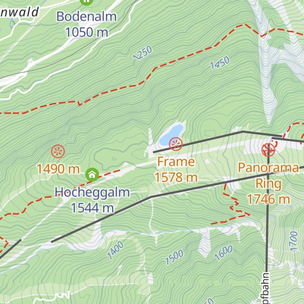 Map of Kaltwasserlift Liftwart