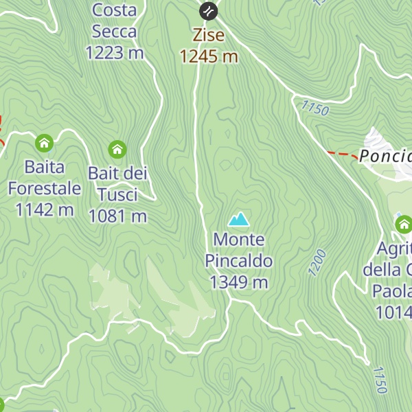Map of Baita Val d'Iscia