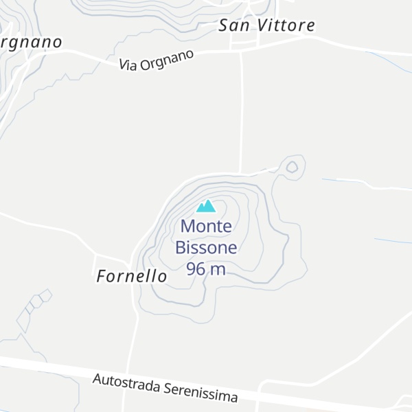 Map of Monte Bissone