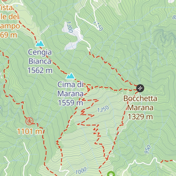 Map of Bivacco Cima Marana