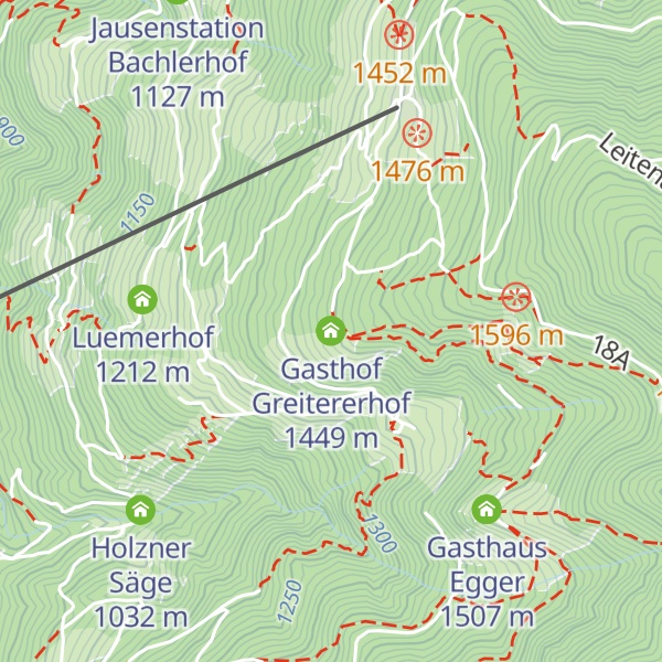 Map of Gasthof Greitererhof