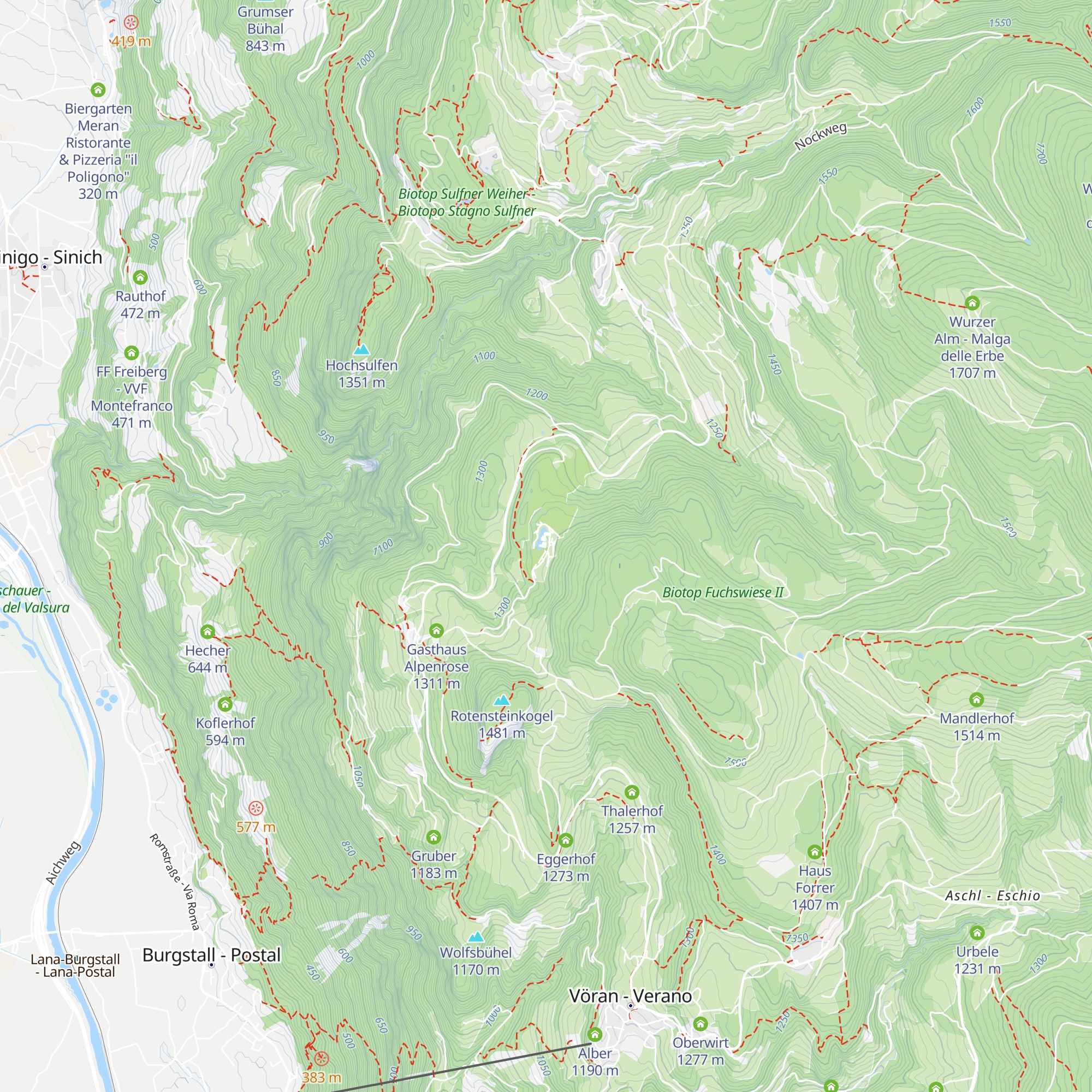 San Luis map