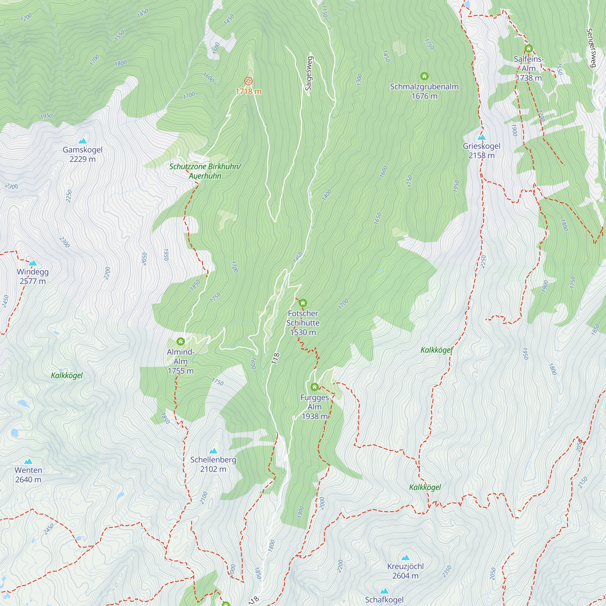 Fotscher Schihütte map