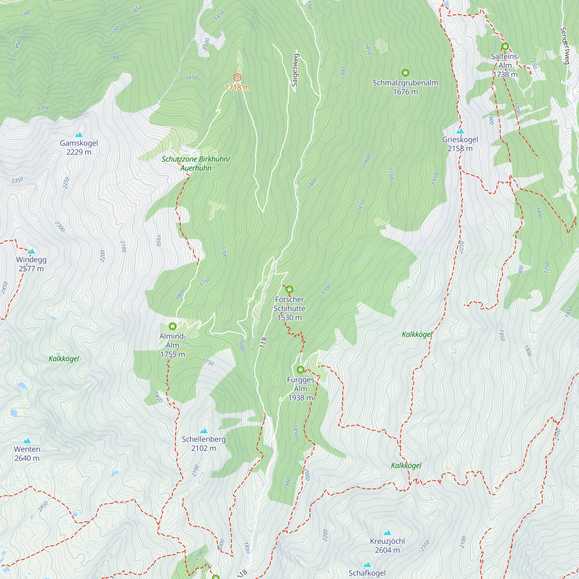 Fotscher Schihütte map
