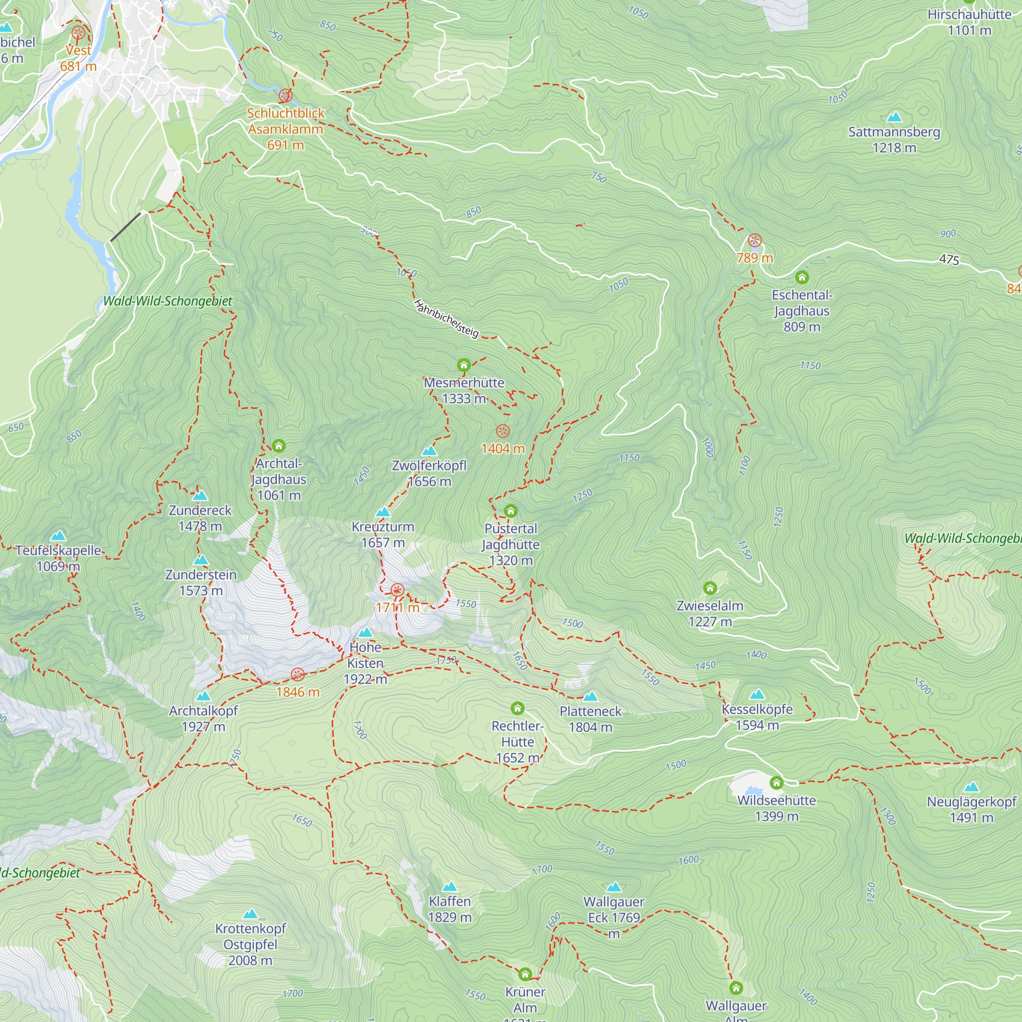 Pustertal Jagdhütte map