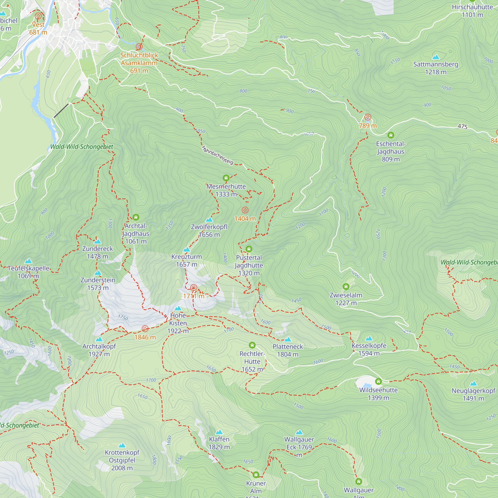 Pustertal Jagdhütte map