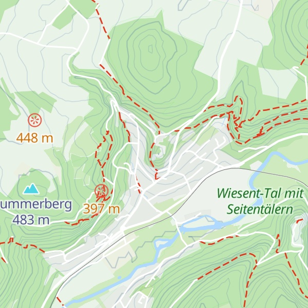 Map of Streitberger Schild
