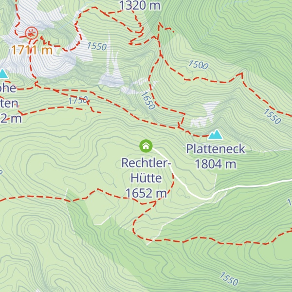 Map of Rechtler-Hütte