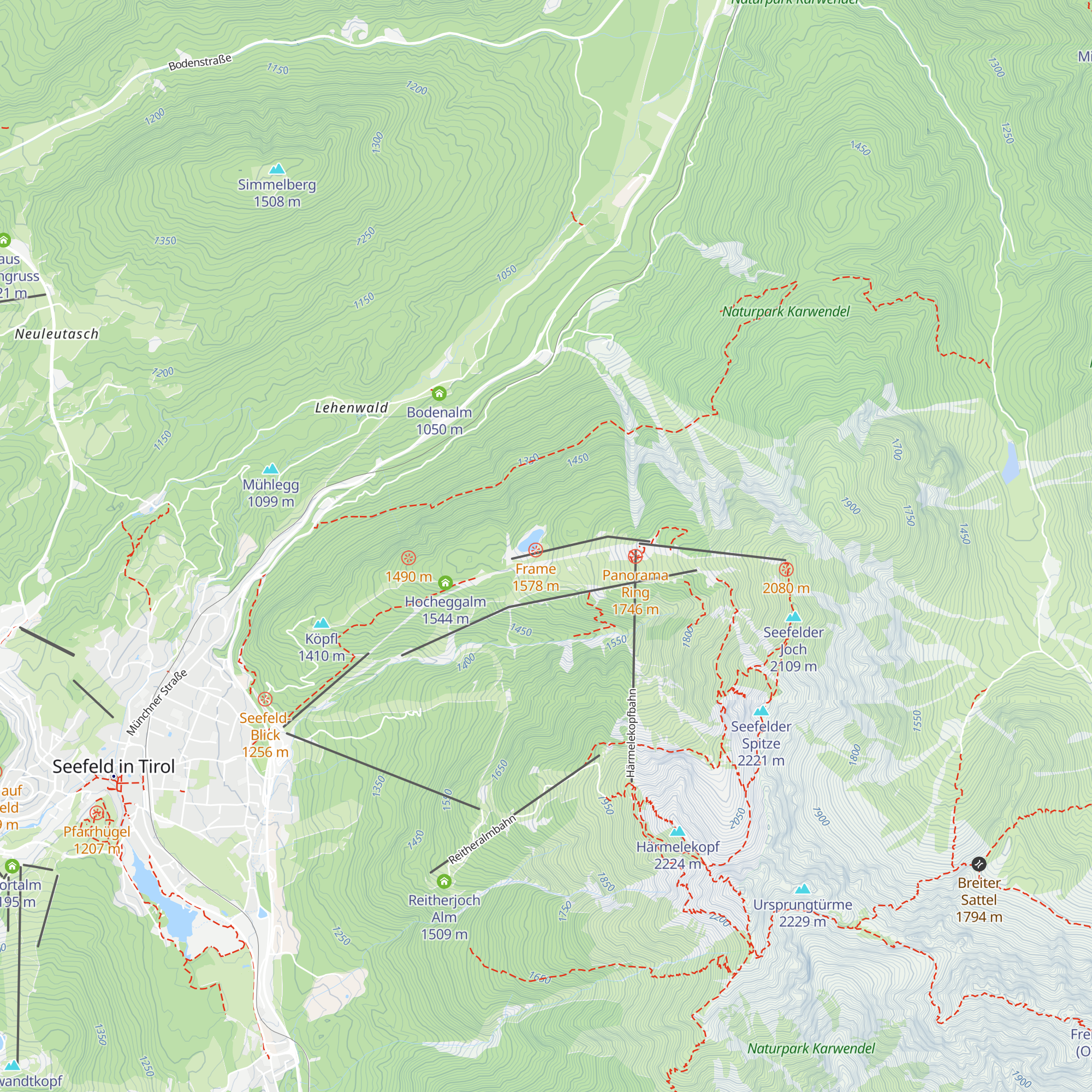 Jungbauernhütte map