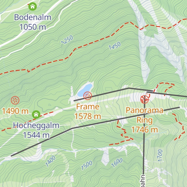Map of Jungbauernhütte