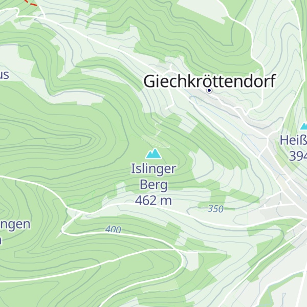 Map of Islinger Berg