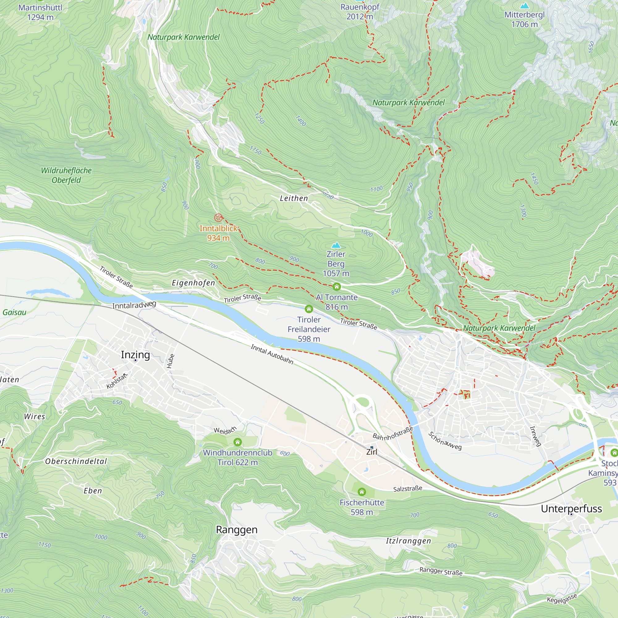 Tiroler Freilandeier map