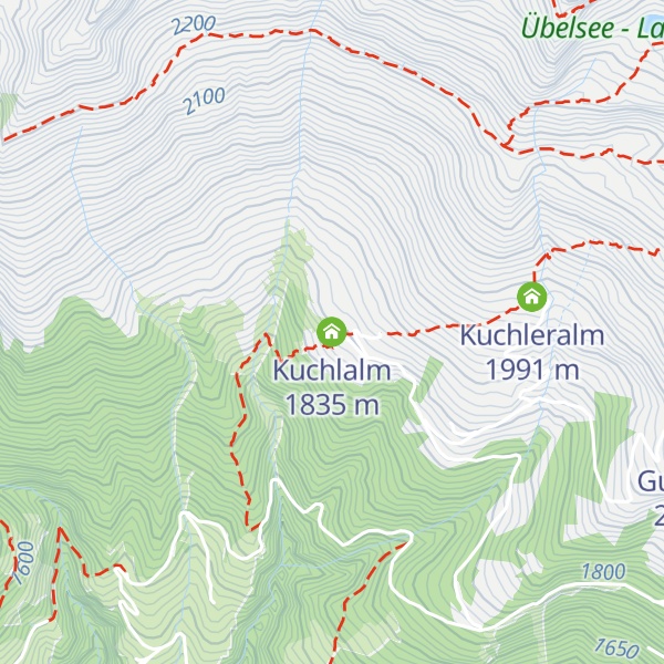 Map of Kuchlalm