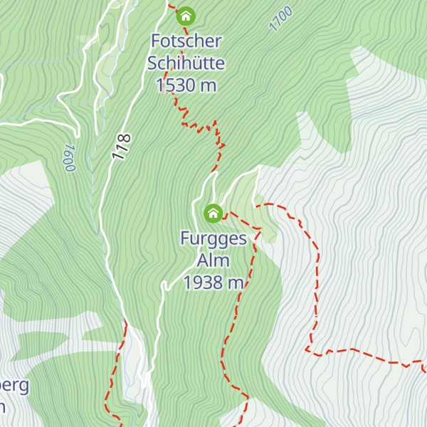 Map of Furgges Alm