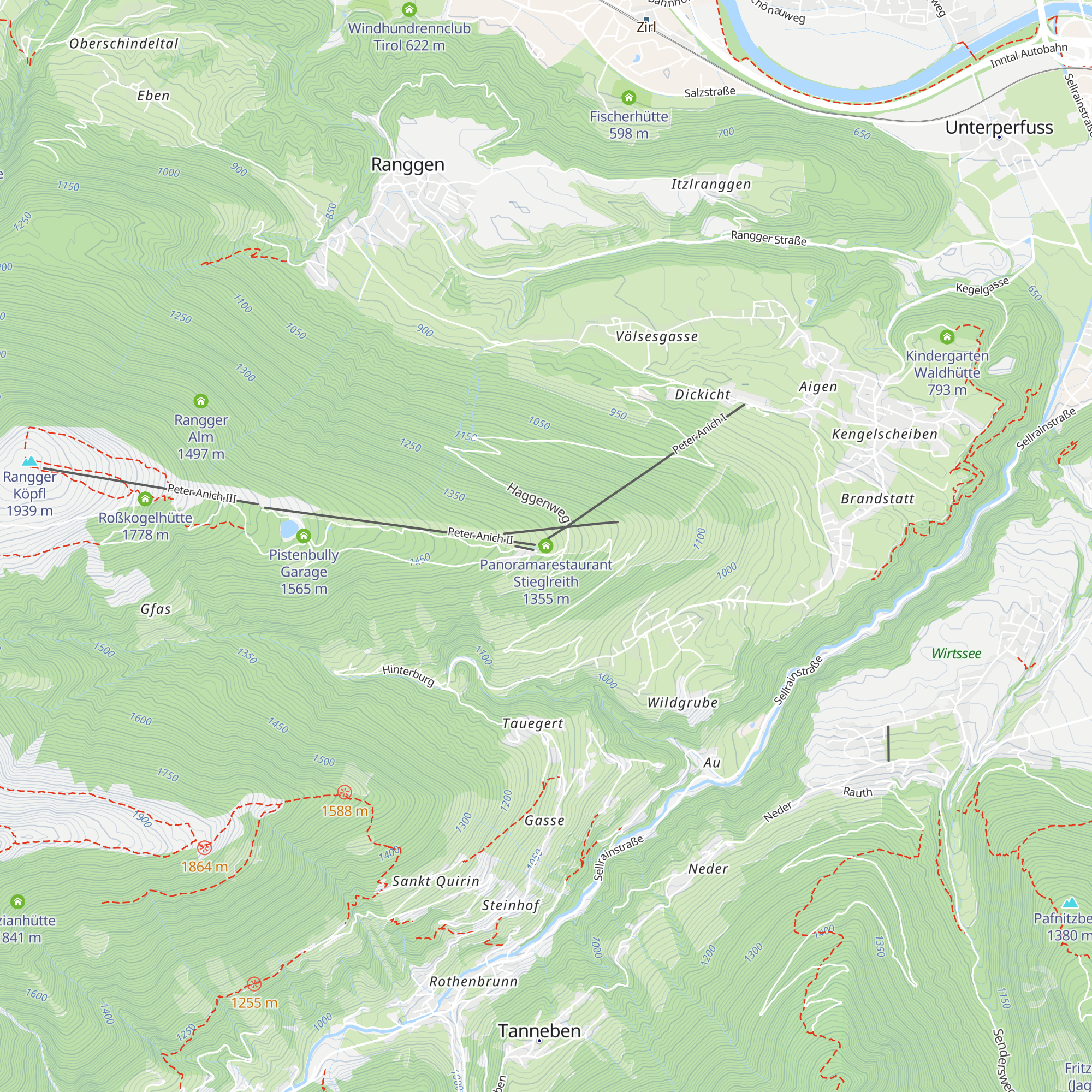 Panoramarestaurant Stieglreith map