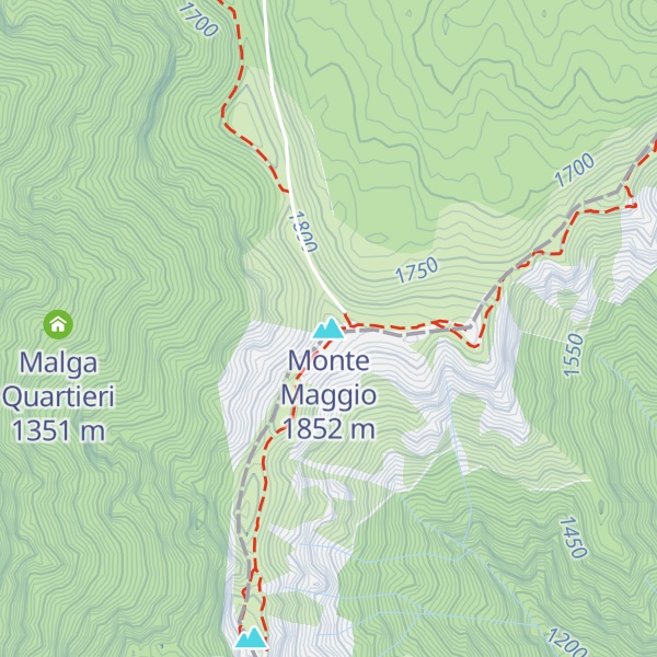 Map of Monte Maggio