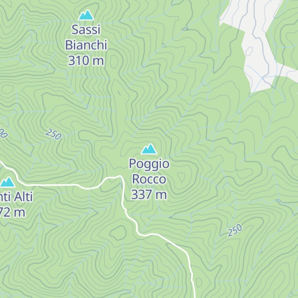 Map of Poggio Rocco