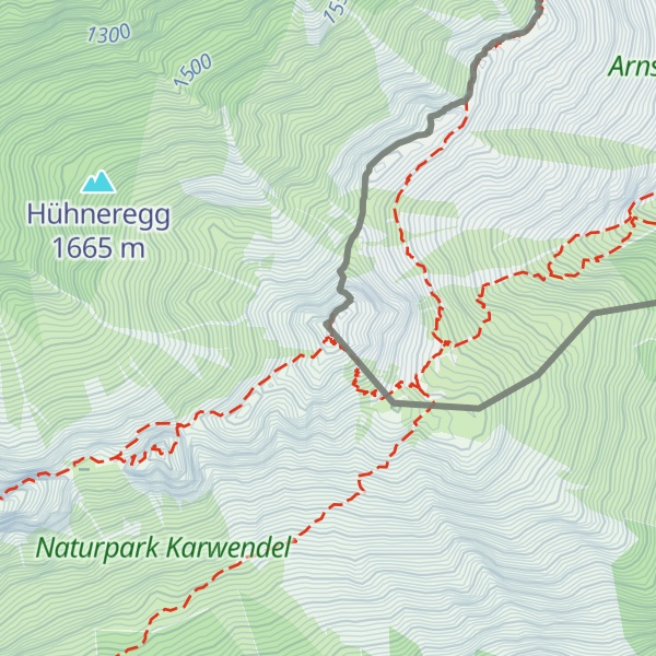 Map of Große Arnspitze