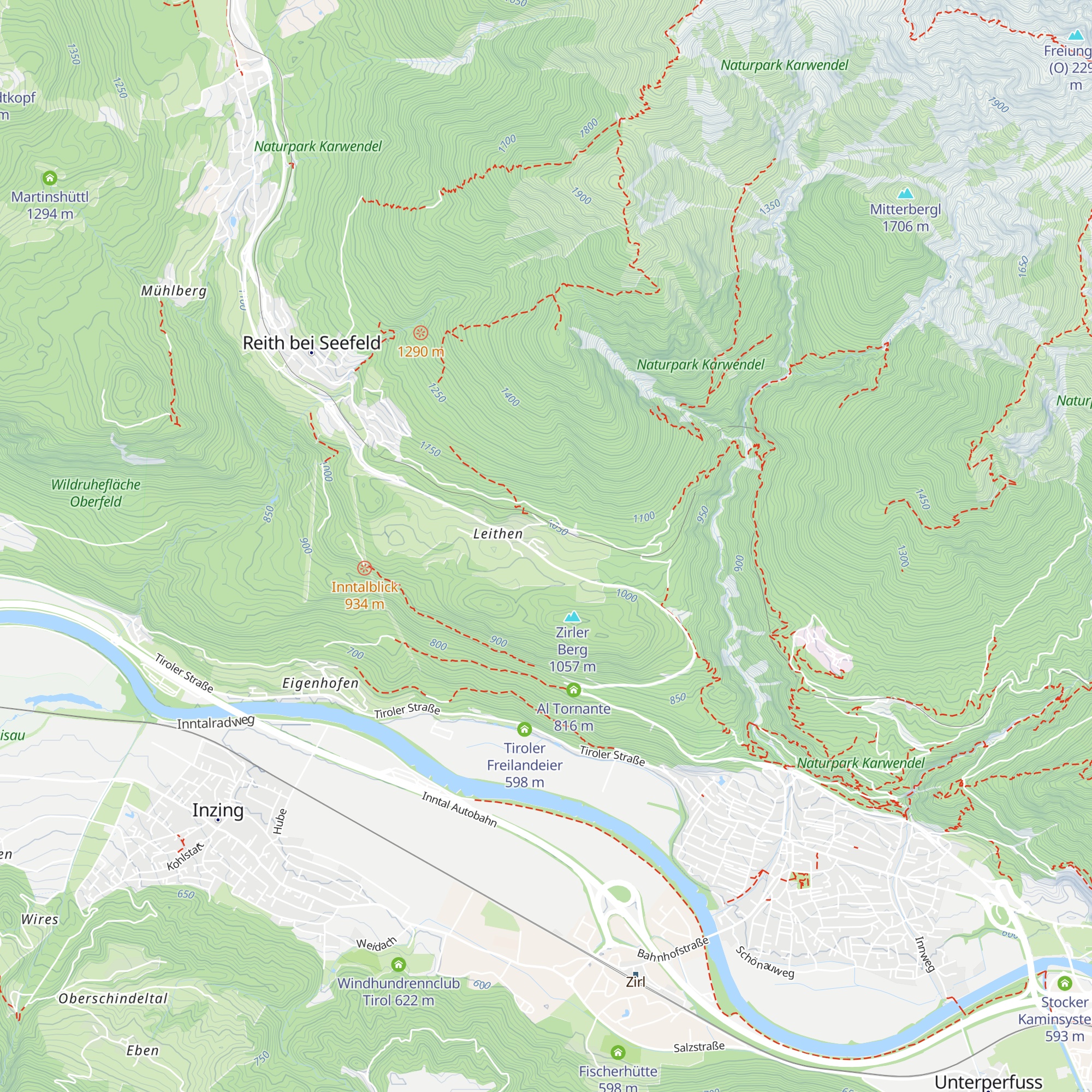 Berghaus Waldner map