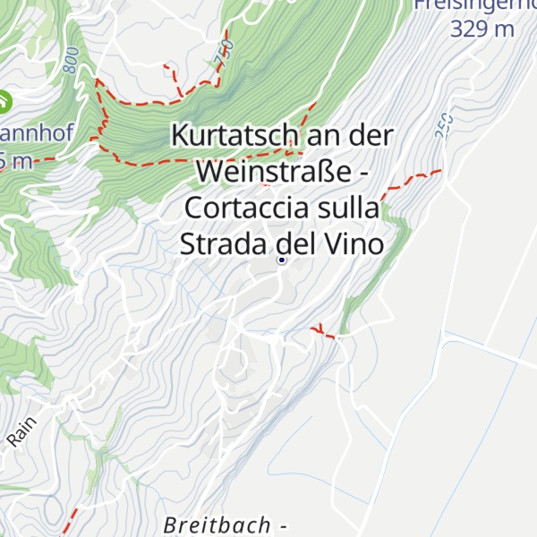 Map of Turismusverein Kurtatsch - Informazioni Turistiche Cortaccia