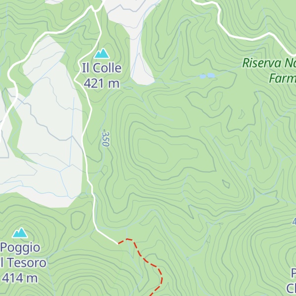 Map of Poggio alla Rigia