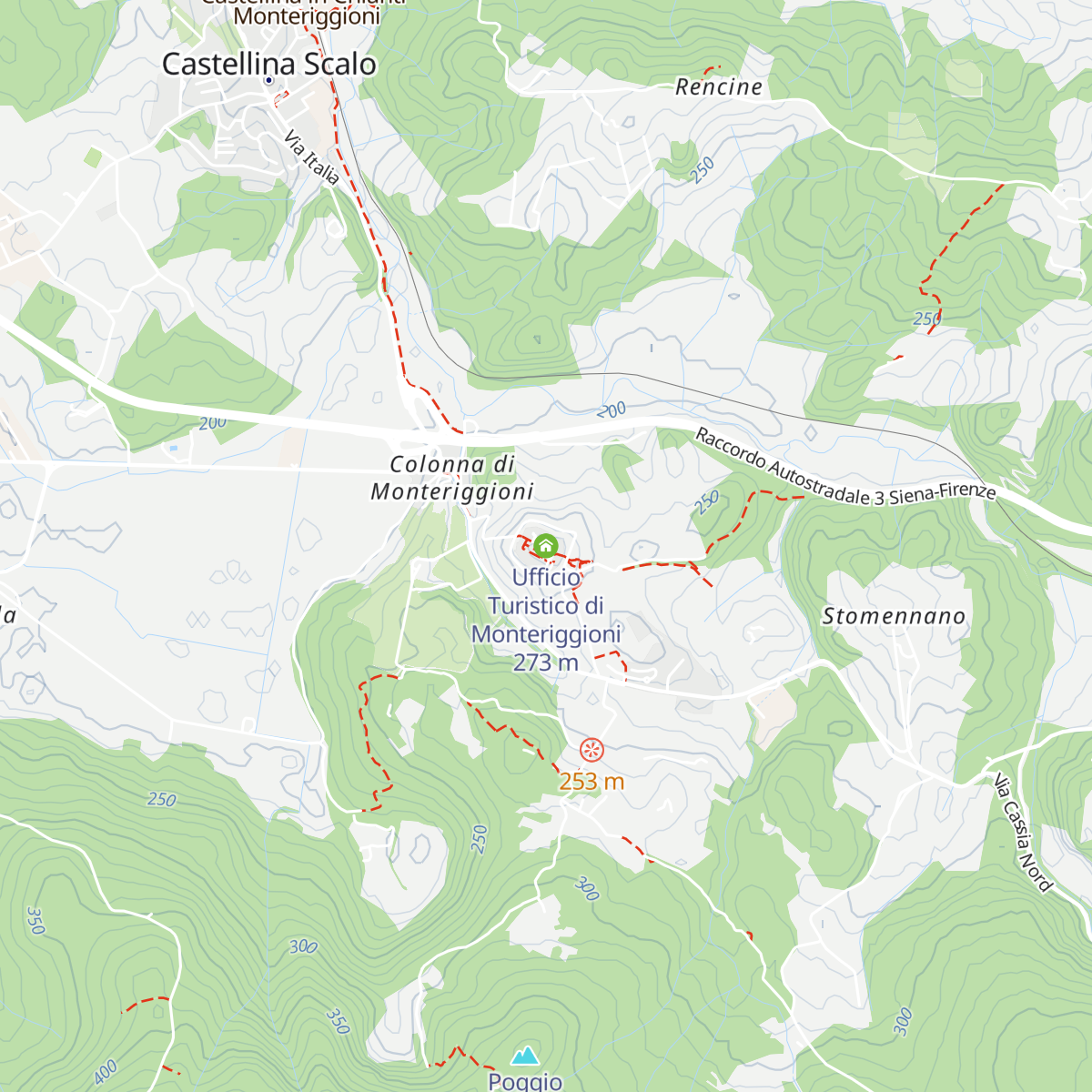 Ufficio Turistico di Monteriggioni map