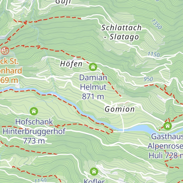 Map of Elektrogenossenschaft Gomion