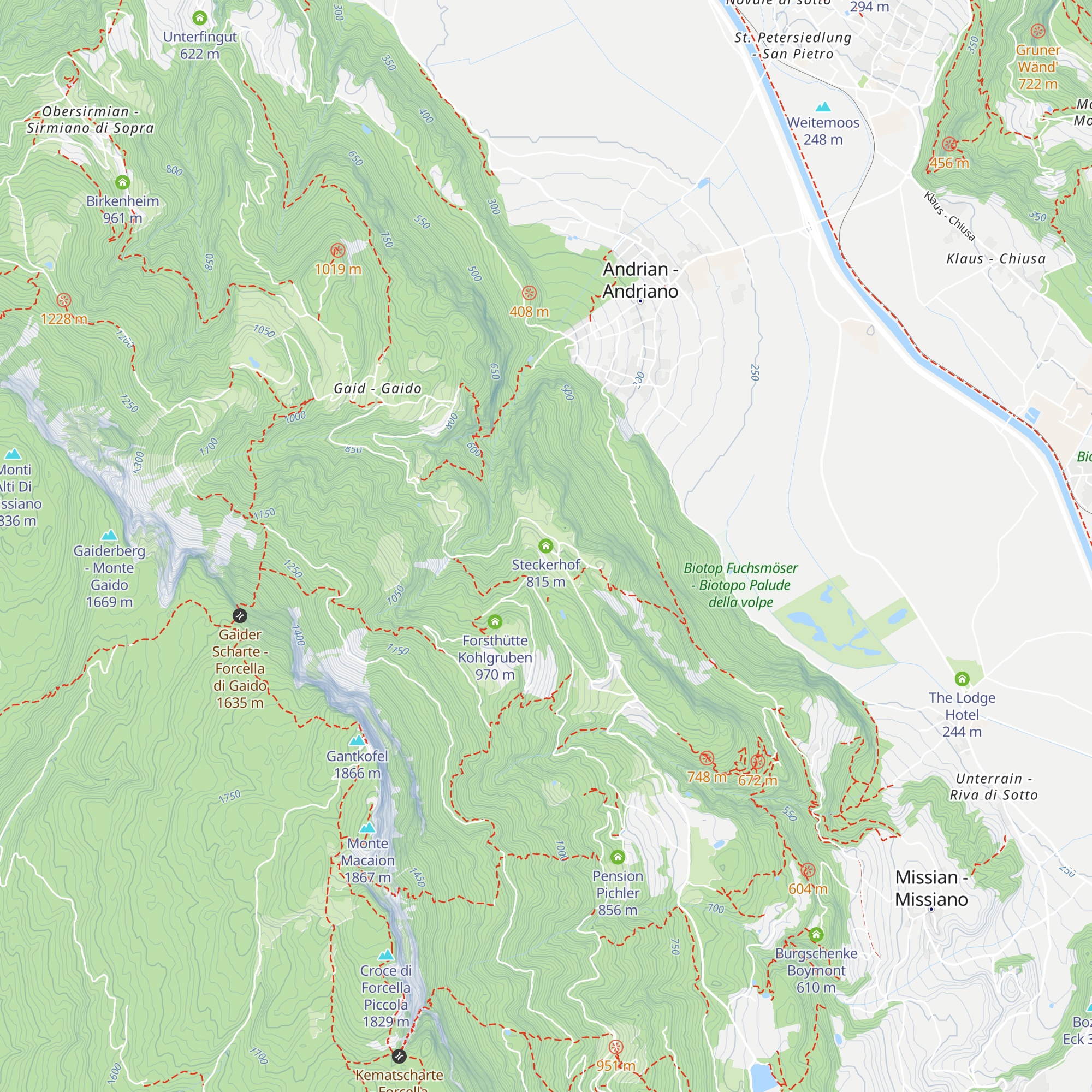 Steckerhof map