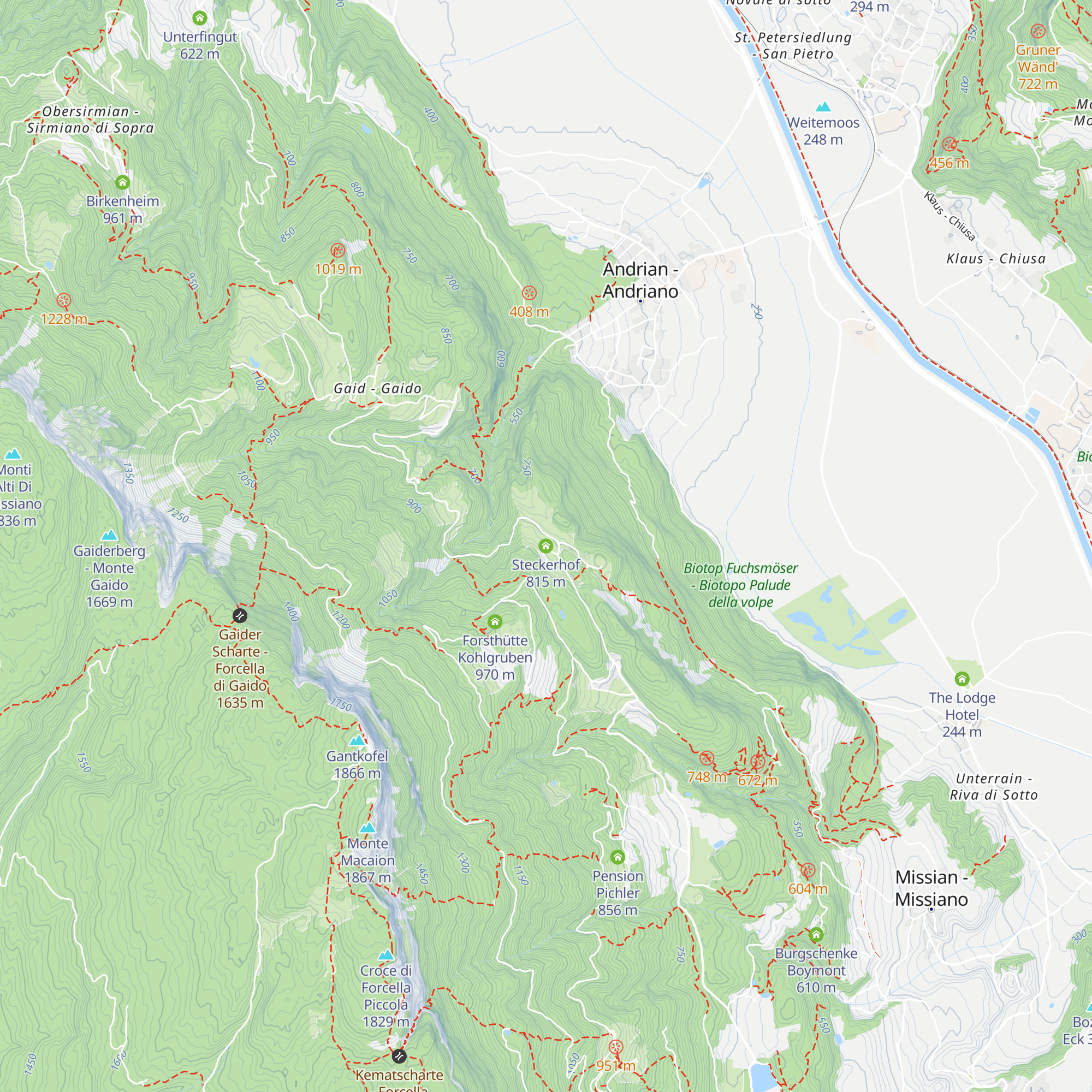 Steckerhof map