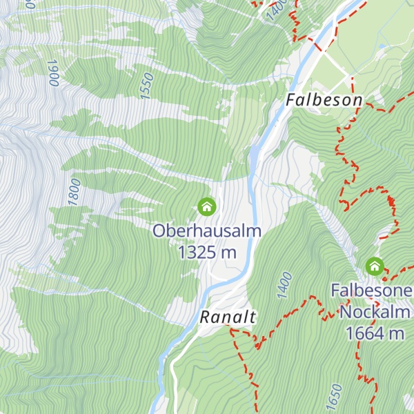Map of Oberhausalm