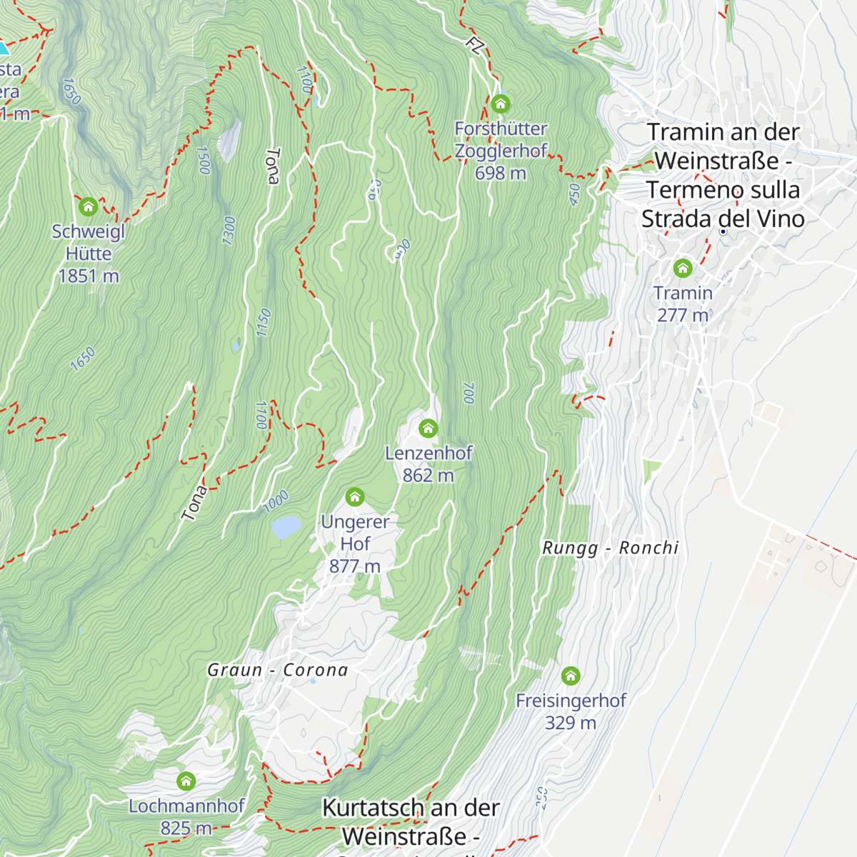 Lenzenhof map
