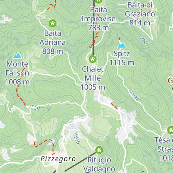 Map of Malga Chèmpele