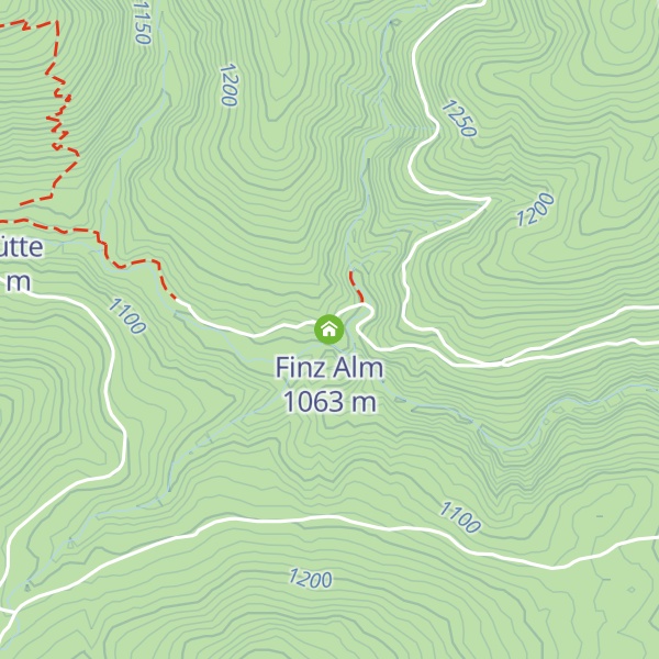 Map of Finz Alm