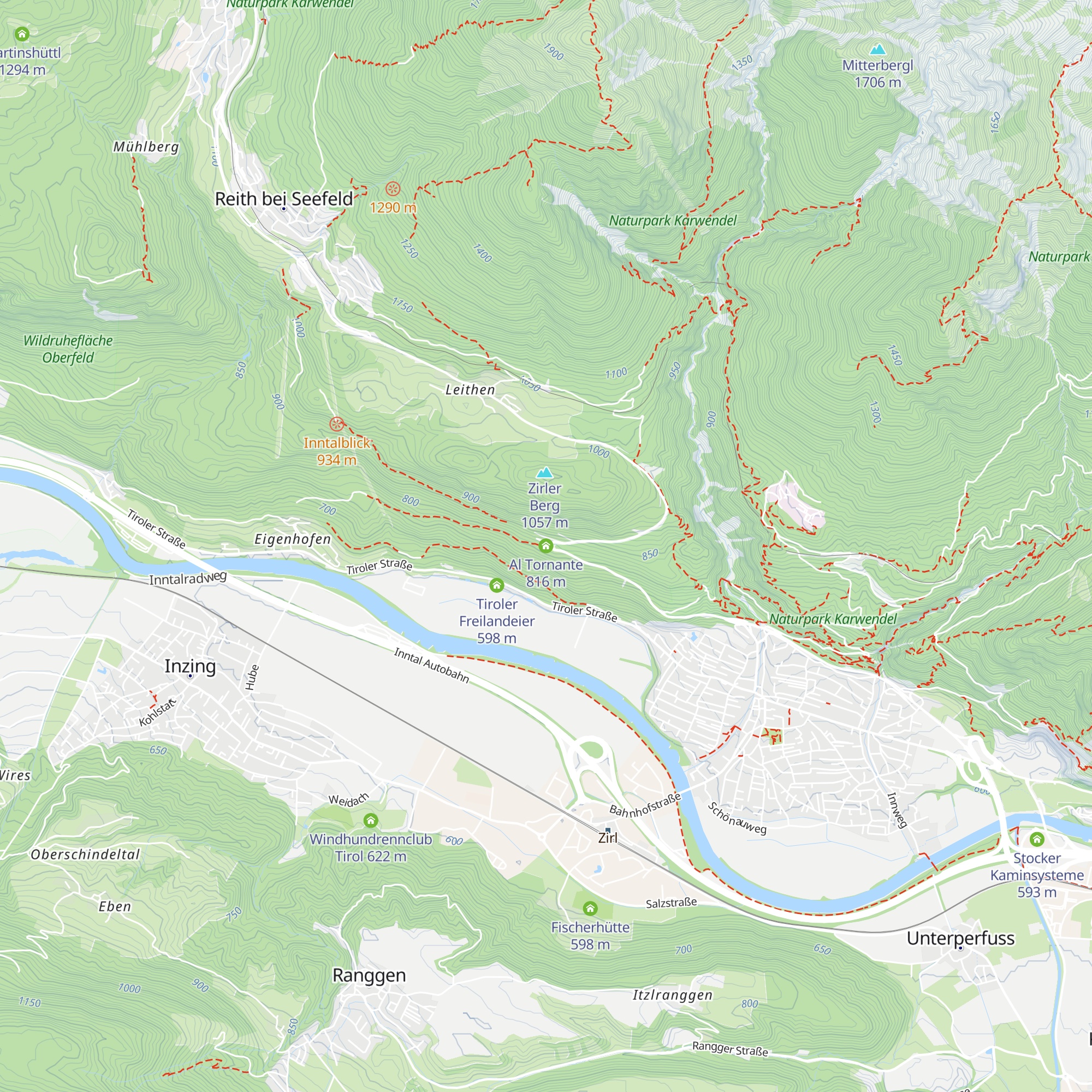 Al Tornante map