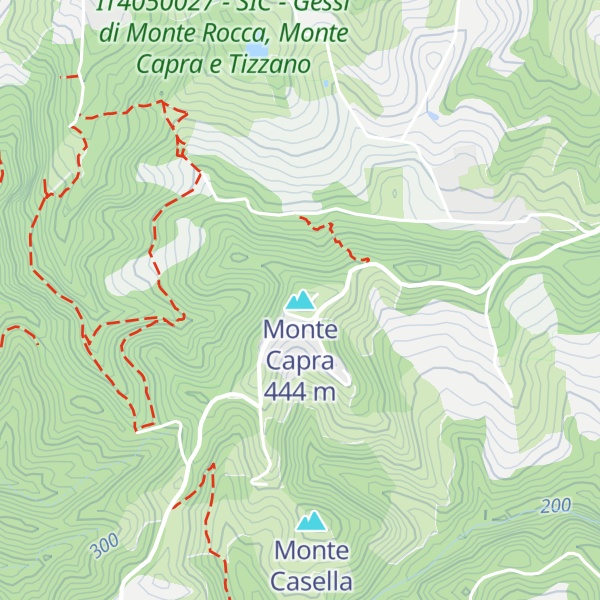 Map of Monte Capra