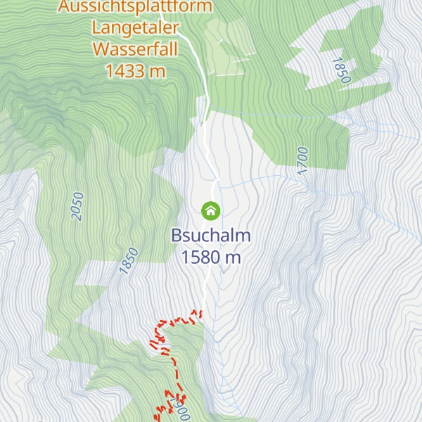 Map of Bsuchalm