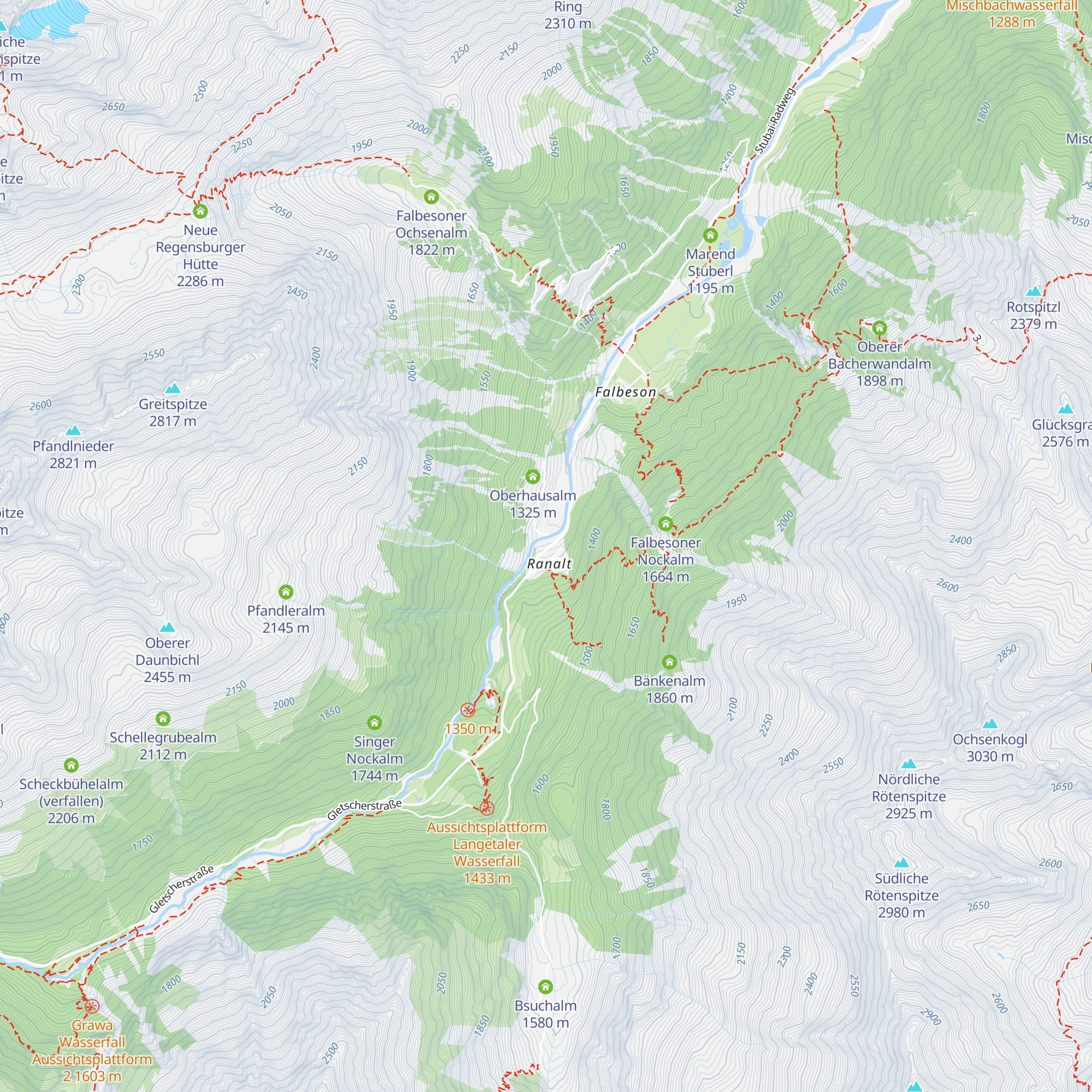 Gasthof Ranalt map